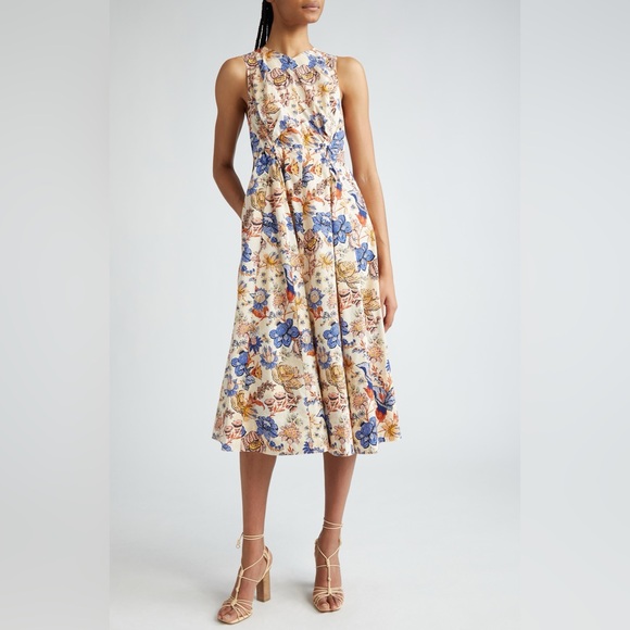 ULLA JOHNSON - KAIYA DRESS - MAGNOLIA, Size 2, $470 - Picture 3 of 16